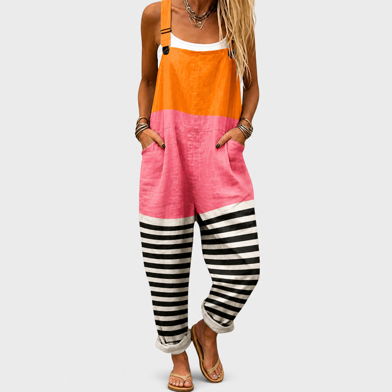 Abbey | Comfortable Printed Jumpsuit