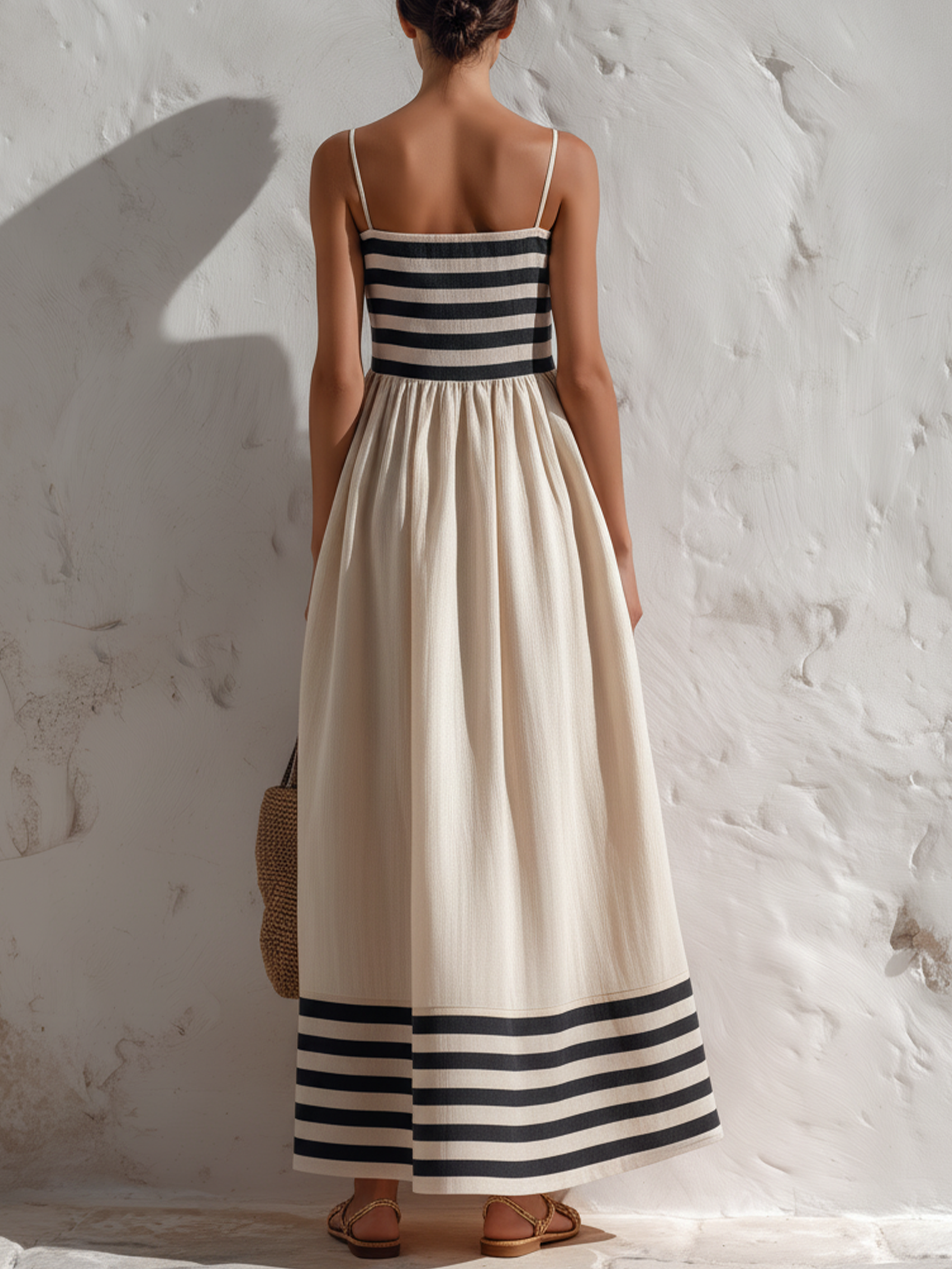 Carla | Long Stripe Dress