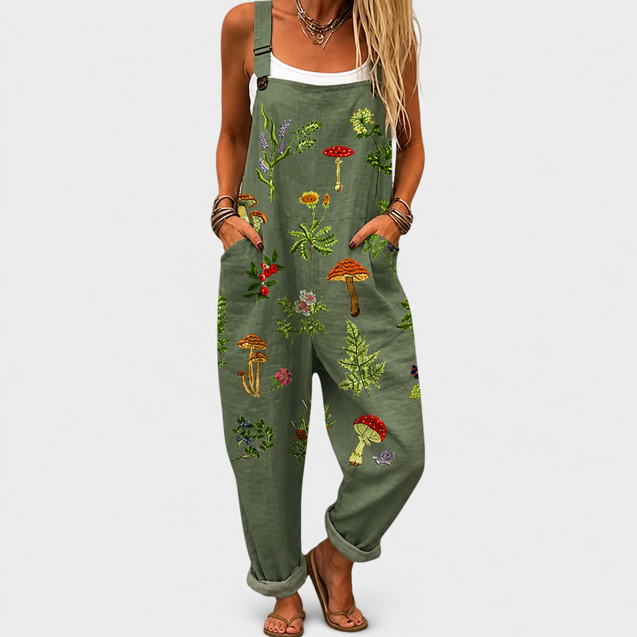 Rhian | Comfortable Printed Jumpsuit