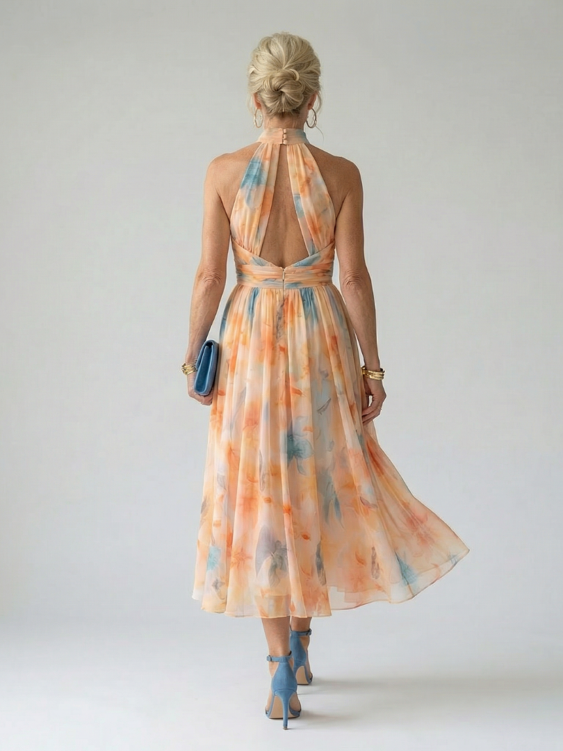 Elin | Cozy Halter Midi Dress