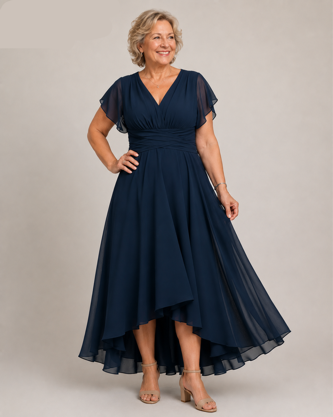 Christina | V-Neck A-Line Dress