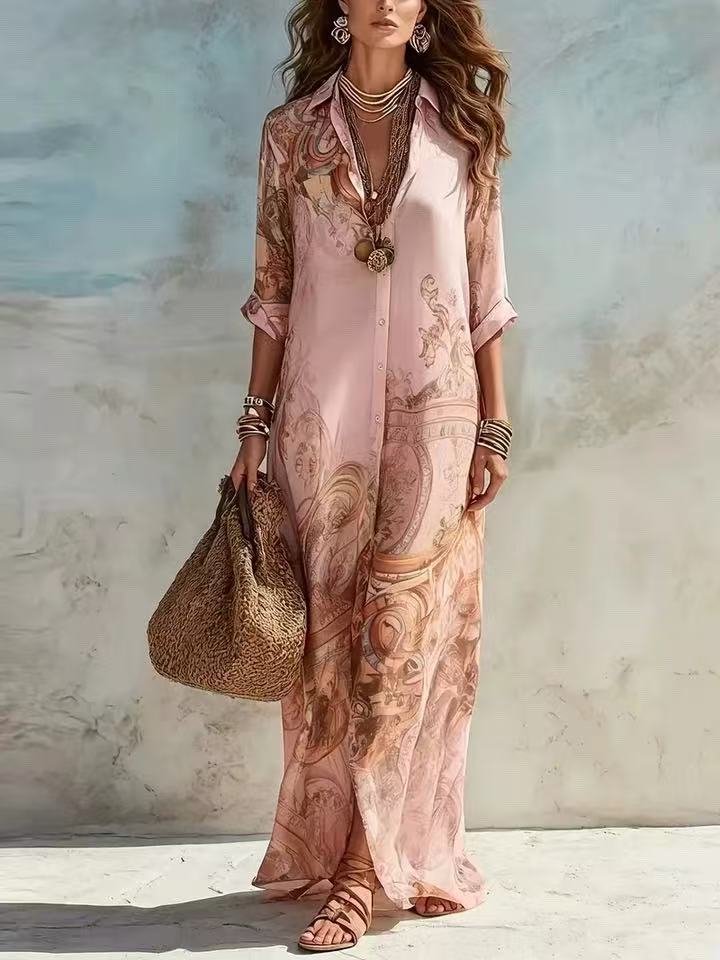 Margaux | Shirt Maxi Dress