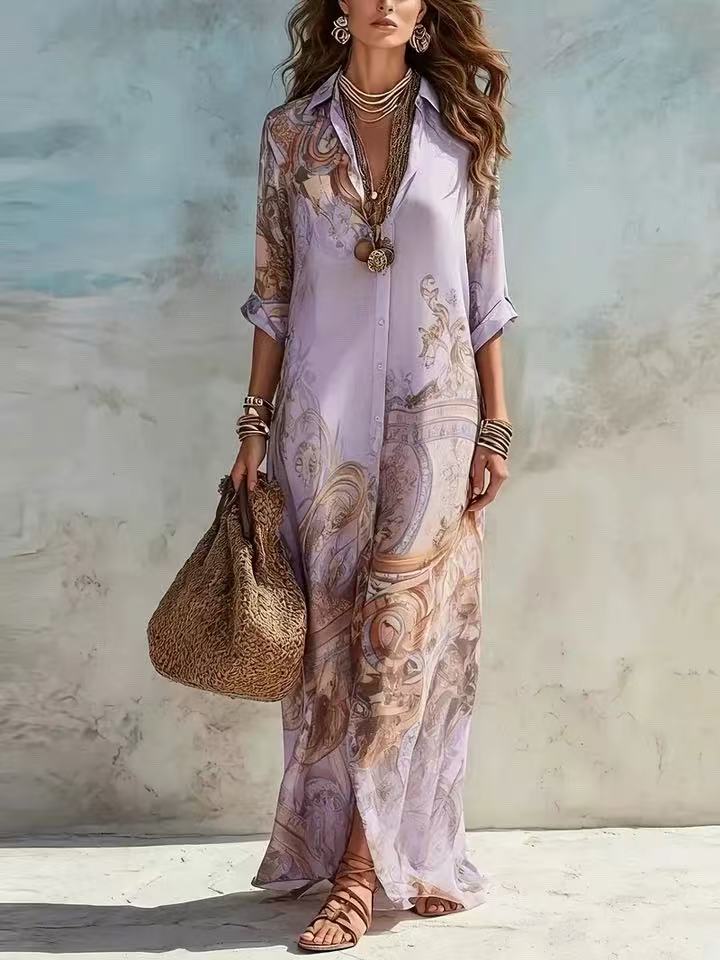 Margaux | Shirt Maxi Dress