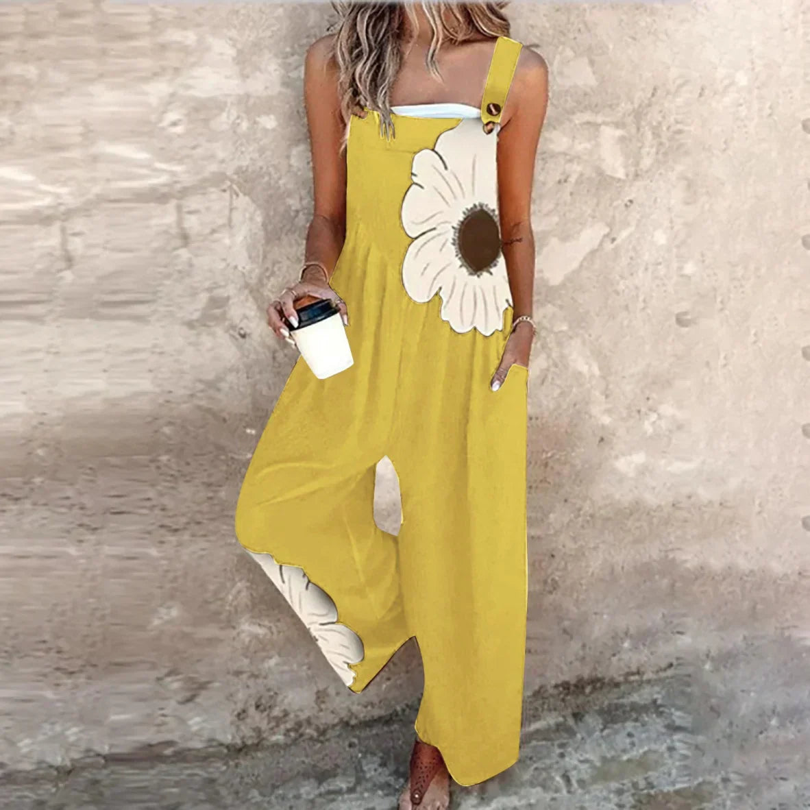 Evie | Comfortable Printed Jumpsuit