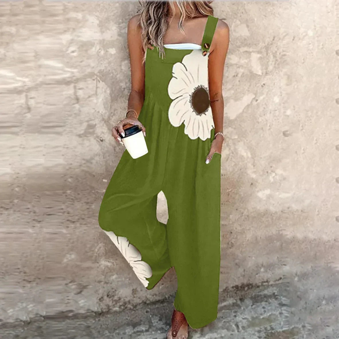 Evie | Comfortable Printed Jumpsuit