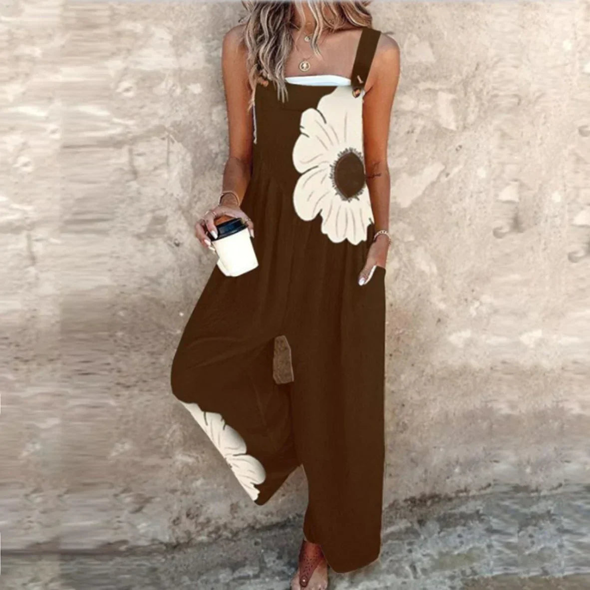 Evie | Comfortable Printed Jumpsuit