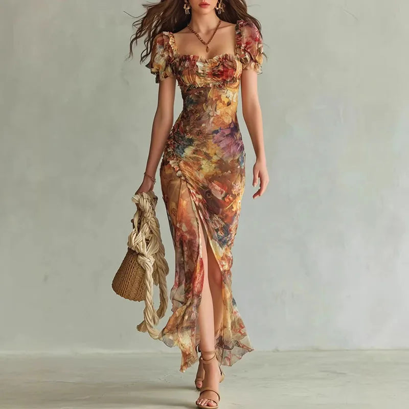 Rosalin | Floral Maxi Dress