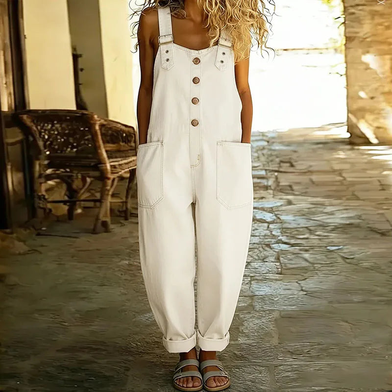 Mae | Denim Cotton Overalls