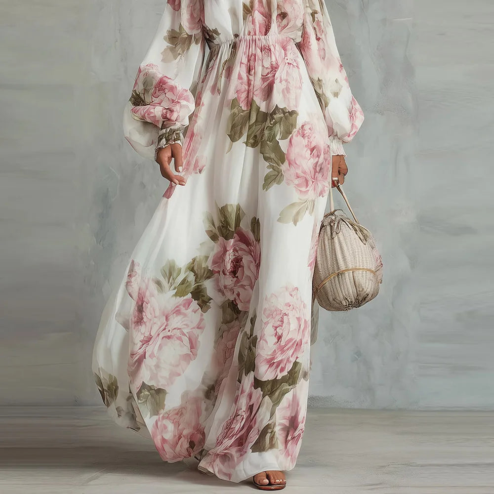 Peony | Off Shoulder Maxi Dress