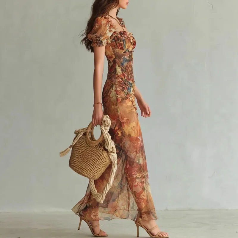 Rosalin | Floral Maxi Dress