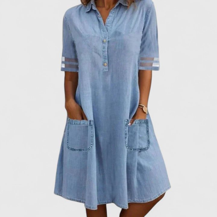 Brittany | Denim Comfortable Dress