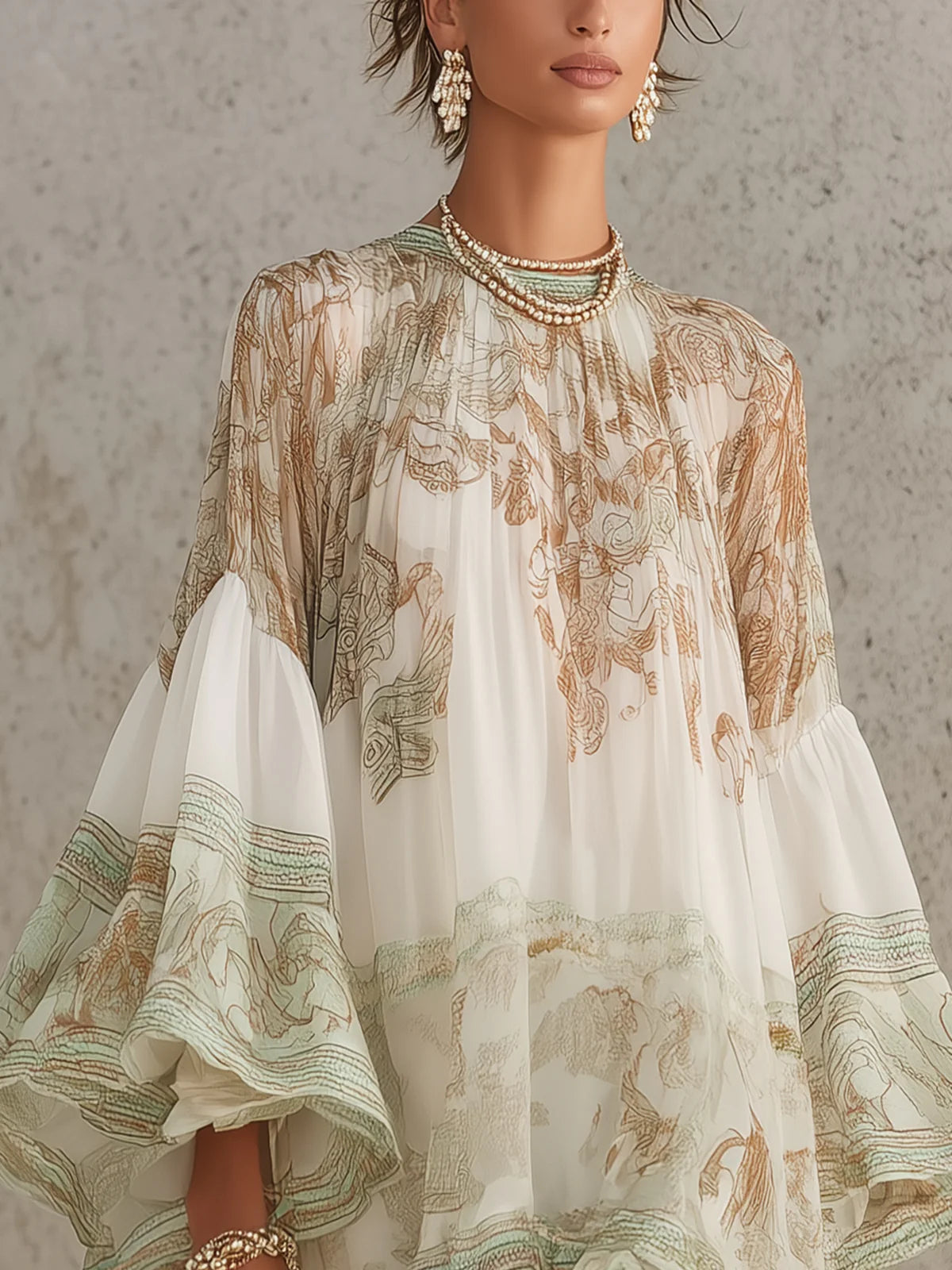Keziah | Chiffon Mini Dress