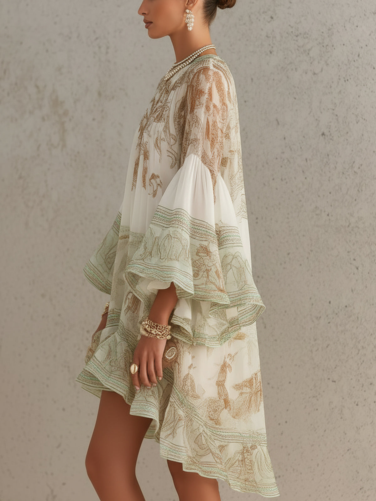 Keziah | Chiffon Mini Dress