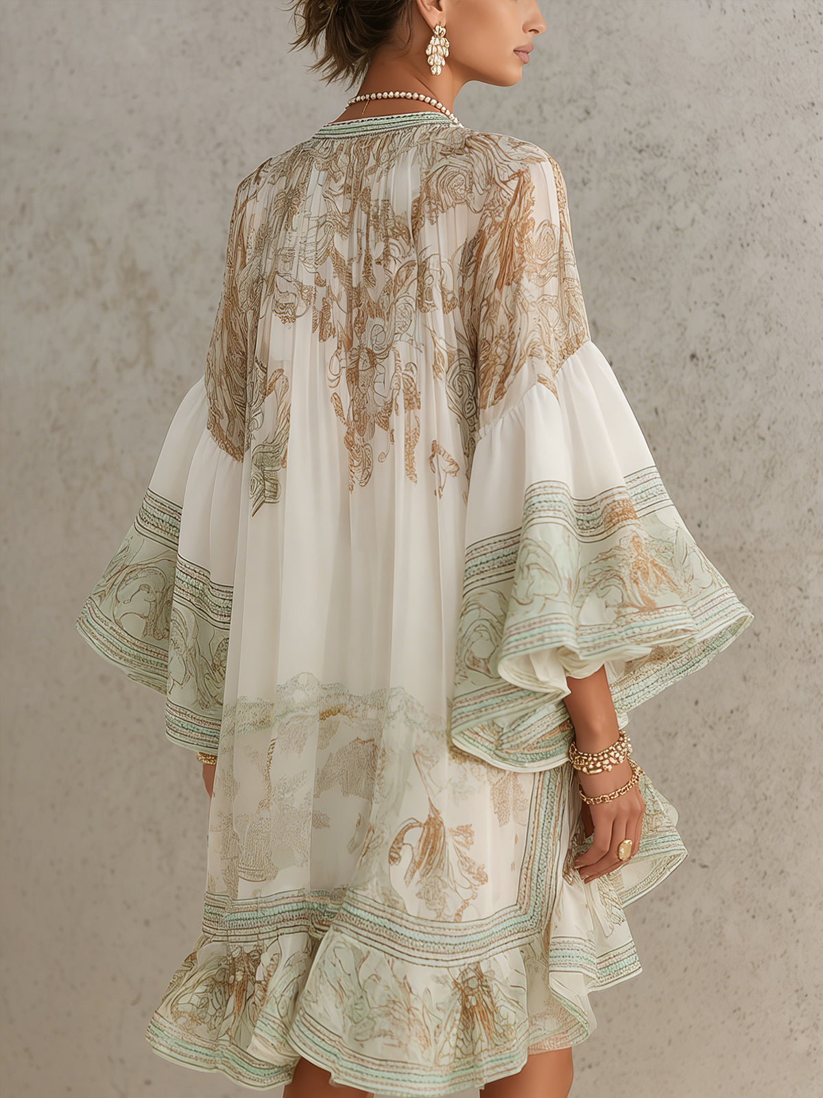 Keziah | Chiffon Mini Dress