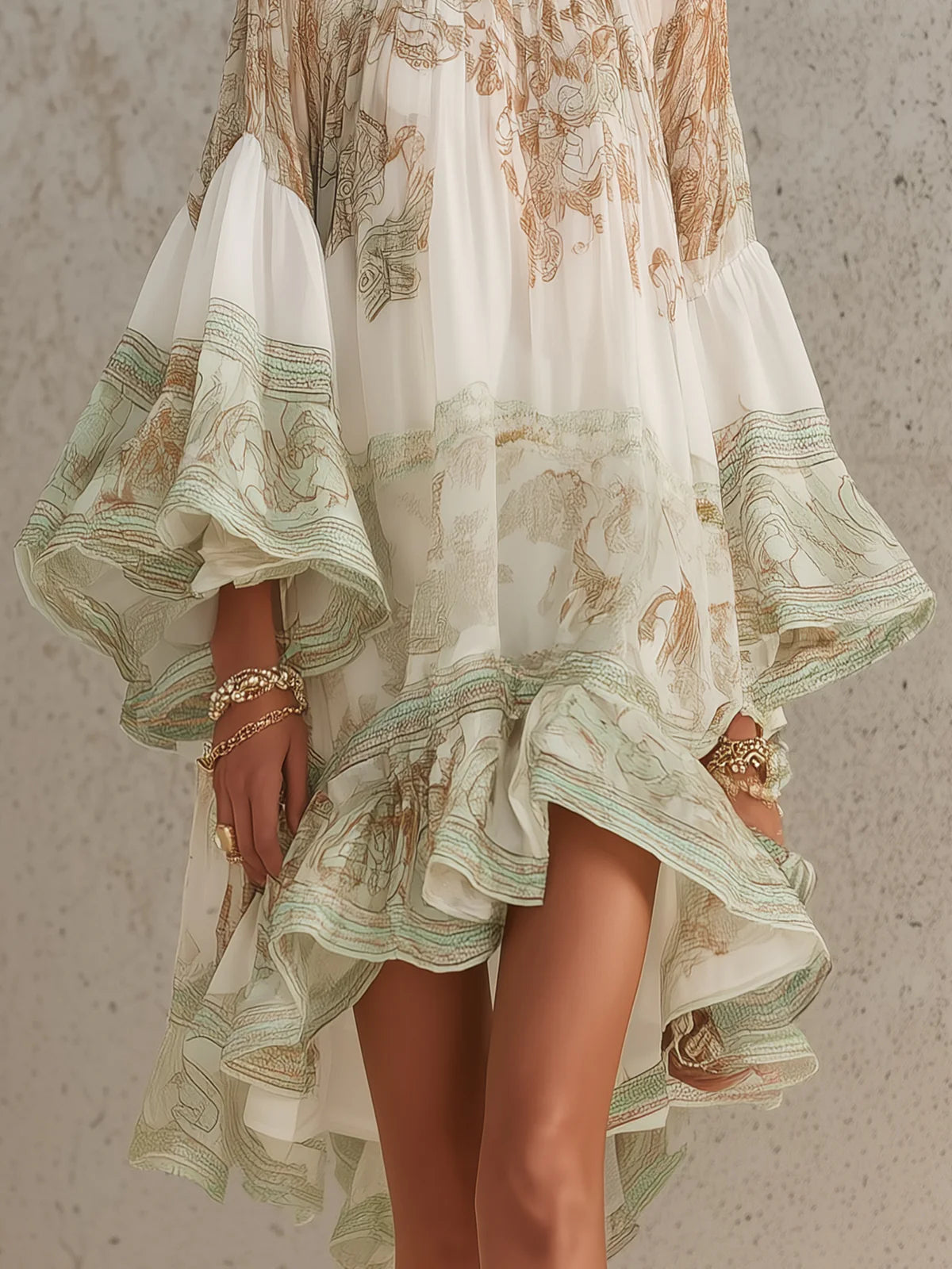 Keziah | Chiffon Mini Dress