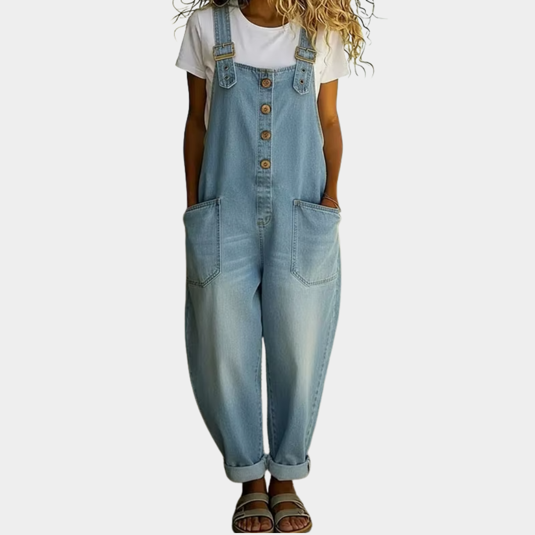 Mae | Denim Cotton Overalls