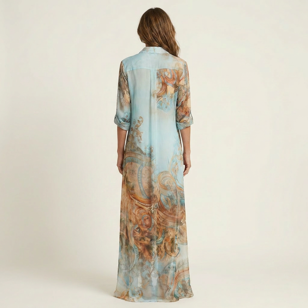 Serena | Maxi Shirt Dress