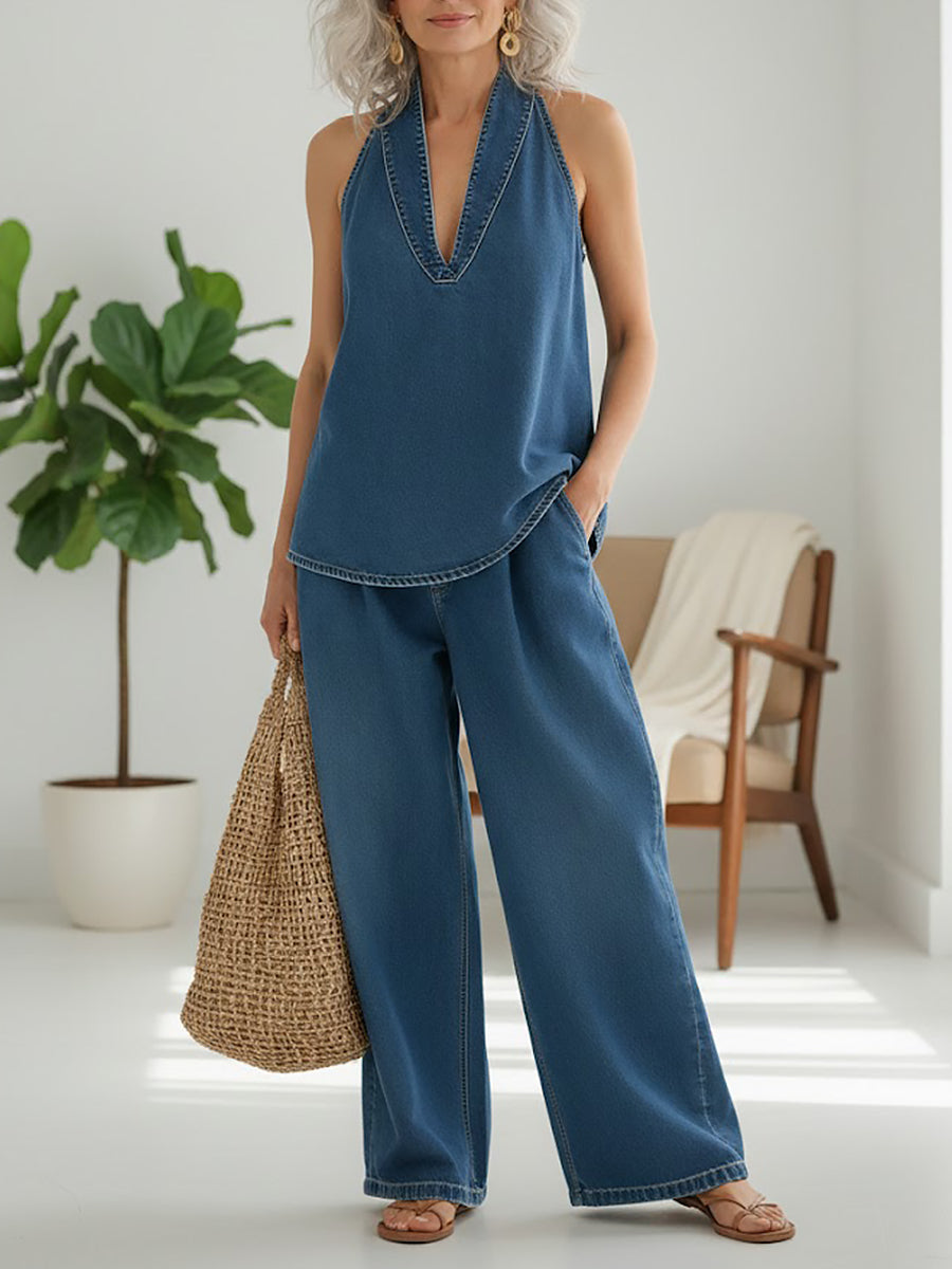 Ivy | Denim Twin Set