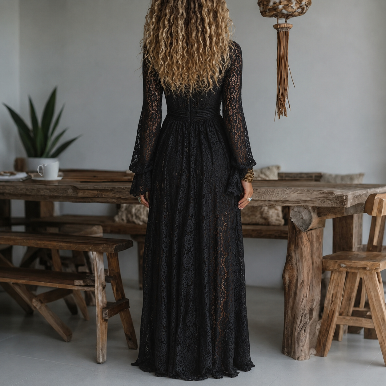 Rachel | Longsleeve Maxi Dress